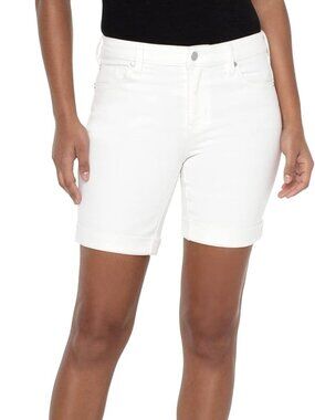 LIVERPOOL Los Angeles Marley Girlfriend Short Bone White 8/29 NEW with TAGS